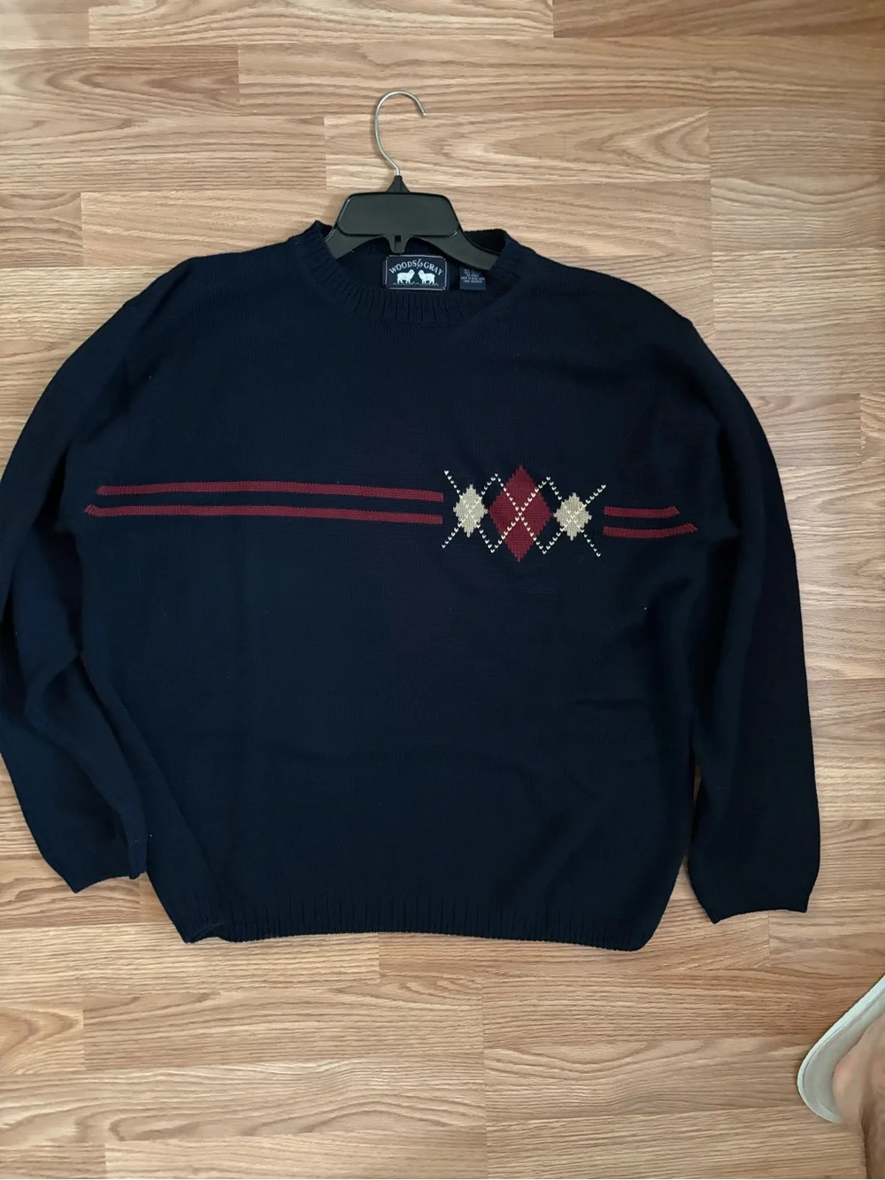 Men’s Navy Blue Crewneck Sweater